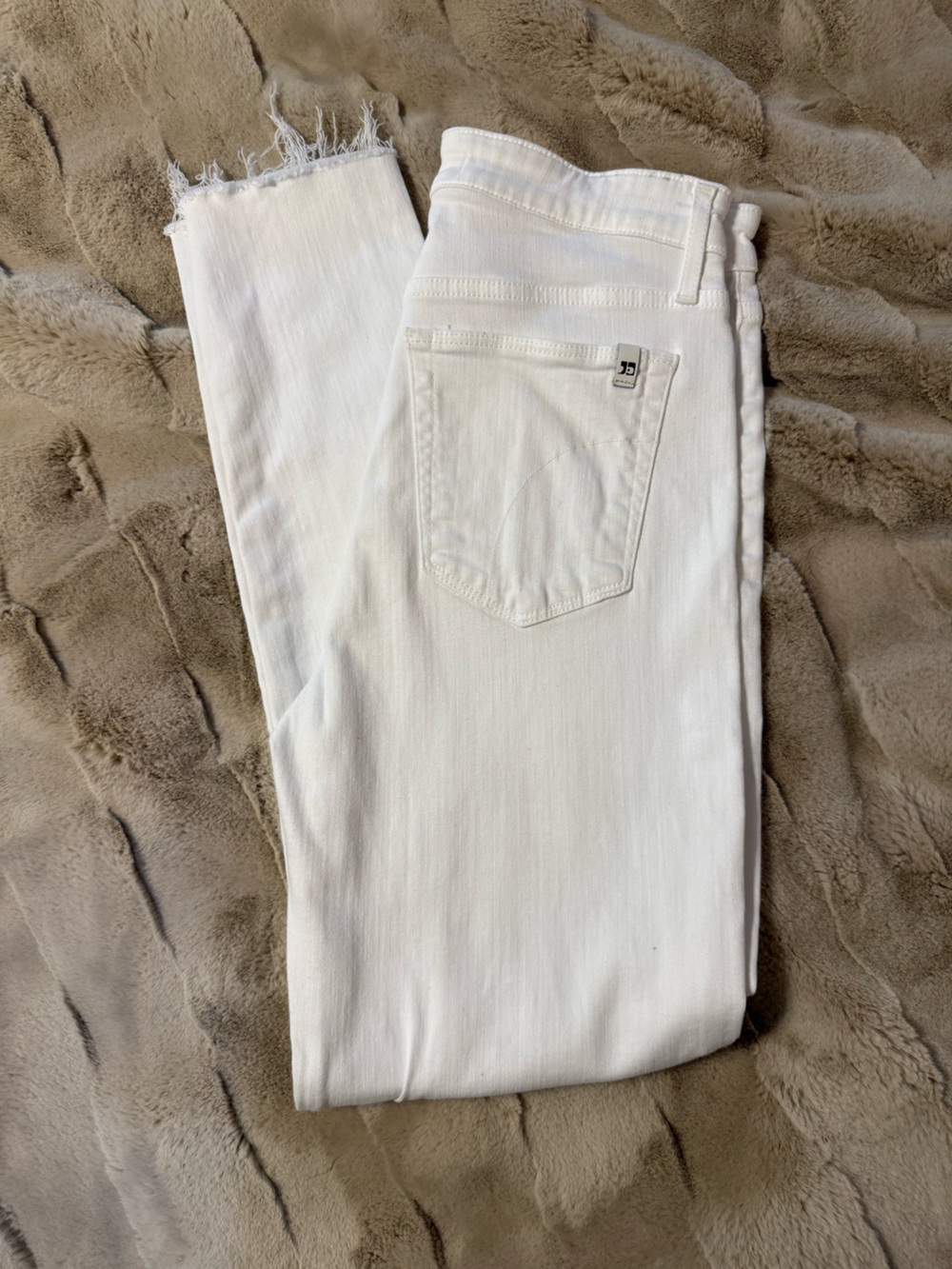 Joe's Jeans White Raw-Hem Women's Jeans